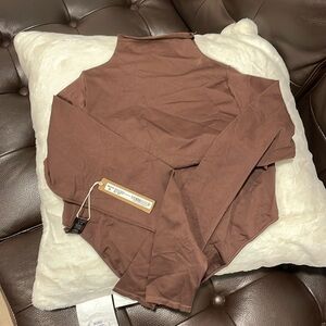 Skims NWT Essential Mock Neck Long Sleeve Bodysuit Size 2XL